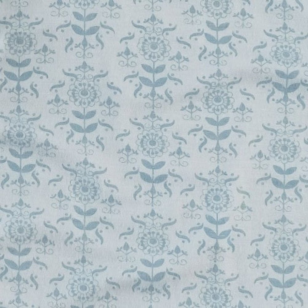 NWT Kate Quinn Blue Cornflower Folk Wallpaper Spaghetti Tie Strap Ballerina 0-3m - Picture 2 of 3